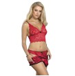 SUBBLIME - 953898 NACHTHEMD HÖSCHEN AUS SEIDE UND SPITZE ROT S-M SUBBLIME - 953898 NACHTHEMD HÖSCHEN AUS SEIDE UND SPITZE ROT S-M